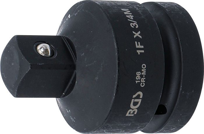 BGS Kraft-Steckschlüssel-Adapter | Innenvierkant 25 mm (1") - Außenvierkant 2...