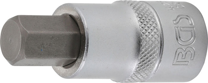 BGS Bit-Einsatz | Antrieb Innenvierkant 12,5 mm (1/2") | Innensechskant 12 mm
