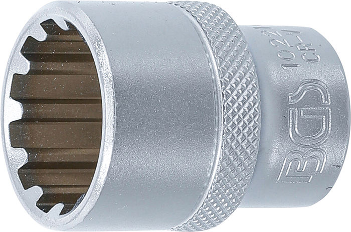 BGS Steckschlüssel-Einsatz Gear Lock | Antrieb Innenvierkant 12,5 mm (1/2") |...