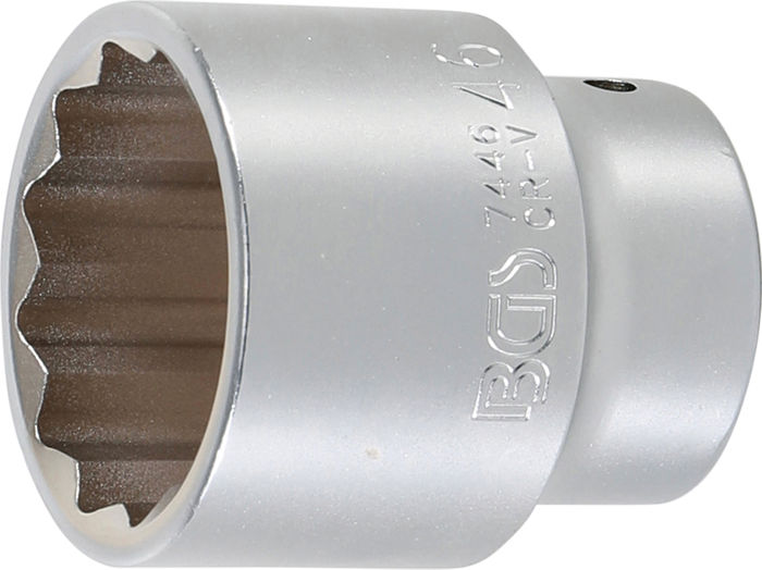 BGS Steckschlüssel-Einsatz Zwölfkant | Antrieb Innenvierkant 20 mm (3/4") | S...