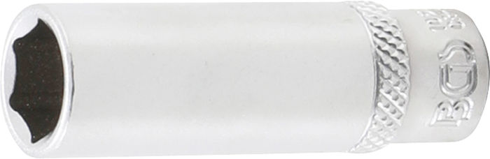 BGS Steckschlüssel-Einsatz Sechskant, tief | Antrieb Innenvierkant 6,3 mm (1/...