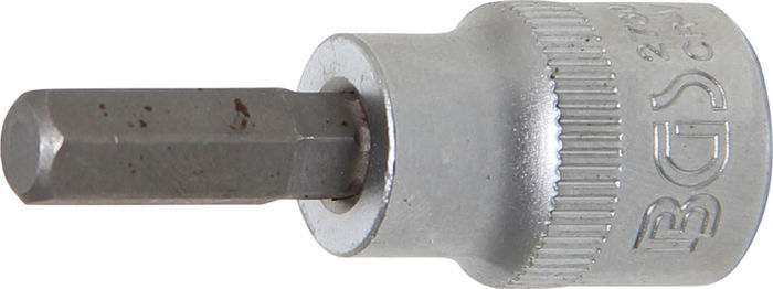 BGS Bit-Einsatz | Antrieb Innenvierkant 10 mm (3/8") | Innensechskant 9/32"