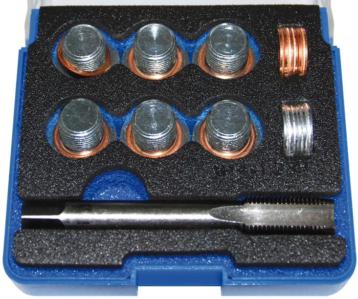 BGS Reparatursatz für Öl-Ablass-Gewinde | M14 x 1,25 mm