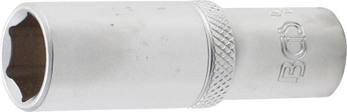 BGS Steckschlüssel-Einsatz Sechskant, tief | Antrieb Innenvierkant 10 mm (3/8...