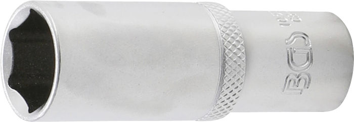 BGS Steckschlüssel-Einsatz Sechskant, tief | Antrieb Innenvierkant 10 mm (3/8...