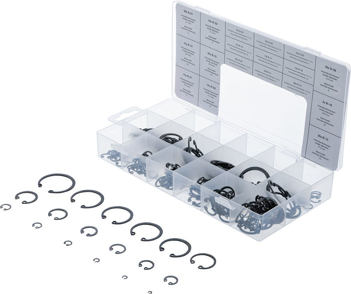 BGS Innen-Seegerring-Sortiment (Sprengringe) | &Oslash; 3 - 32 mm | 300-tlg.