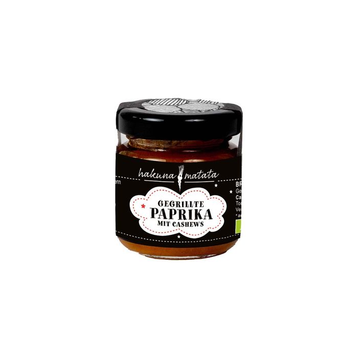Bio Gegrillte Paprika Creme mit Cashews Mini
