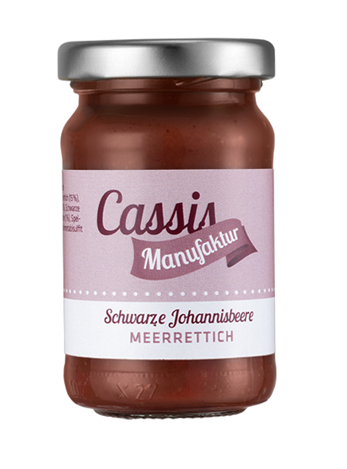Schwarzer Johannisbeer Meerrettich