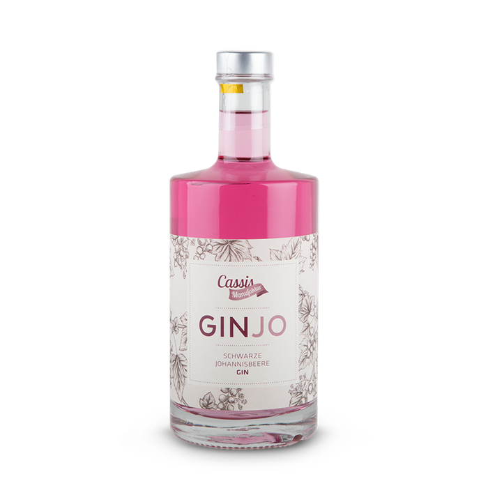 GINJO - Schwarzer Johannisbeer-Gin, 0,5l (42% Vol.)