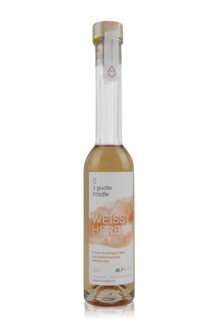 Spätburgunder Weissherbst Wein Likör