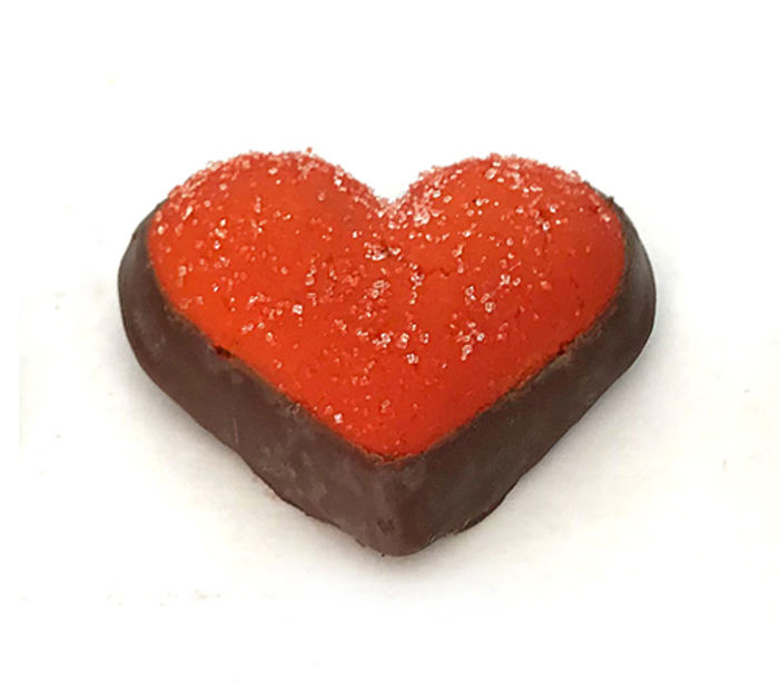 Orangen-Marzipan-Herz