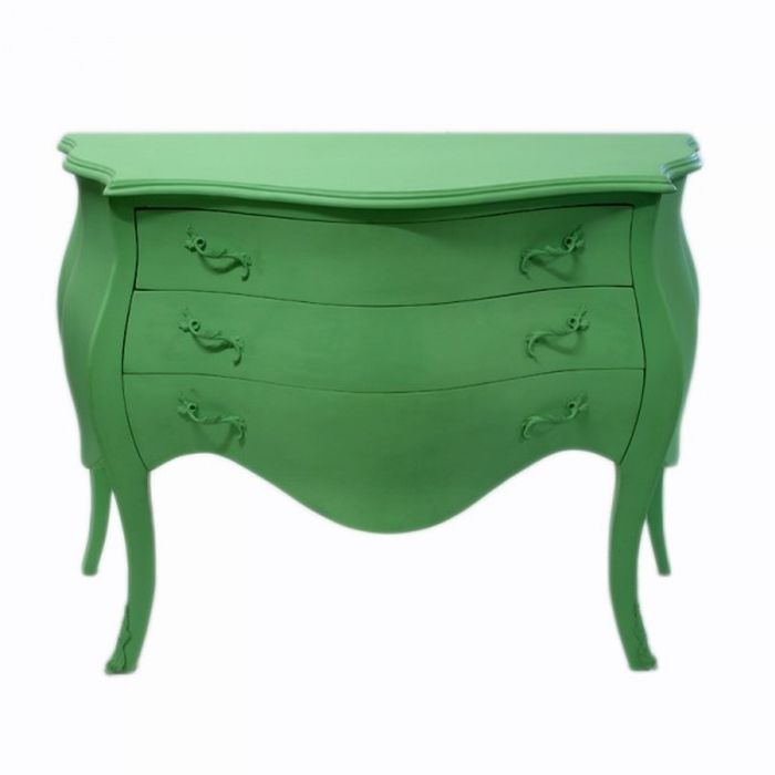 Casa Padrino Luxus Barock Kommode in Grün, handgearbeitetes Barock Möbel aus Holz, 120 x 55 x 85 cm