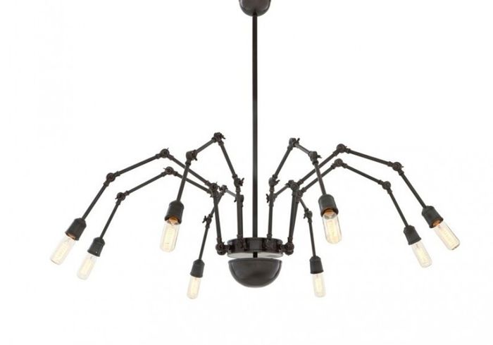 Casa Padrino Luxus Hängeleuchte Bronze - Massive Messing Leuchte Ø 120 x H 70 cm