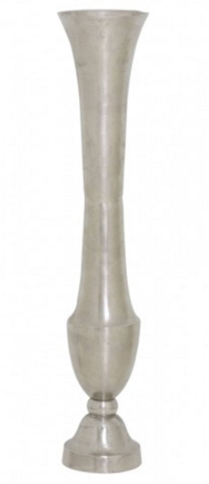 Casa Padrino Designer Deko Vase Silber - Massive Luxus Qualität, Durchmesser 18 x H. 100 cm