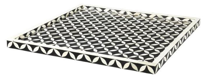 Casa Padrino Designer Tablett 50 x 50 cm - Luxus Serviertablett