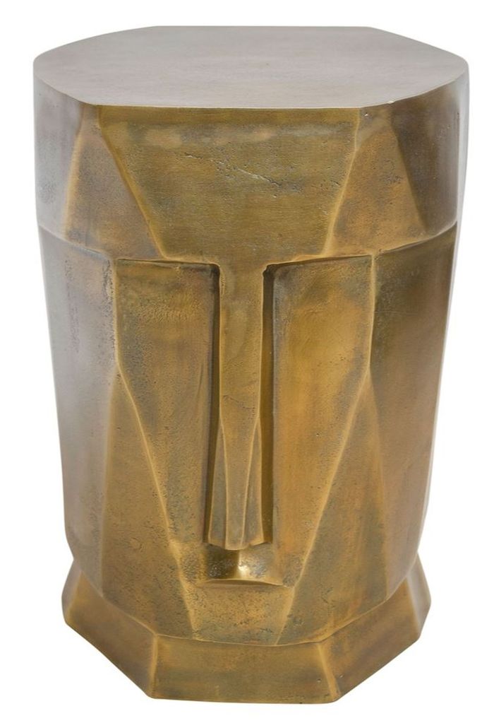 Casa Padrino Designer Aluminium Hocker 31,5 x 35,5 x H. 44 cm - Hotel Möbel
