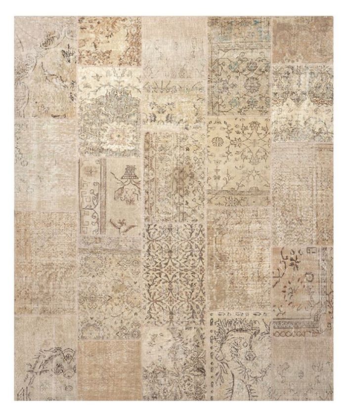 Casa Padrino Wohnzimmer Teppich Beige / Braun 250 x 300 cm - Luxus Teppich