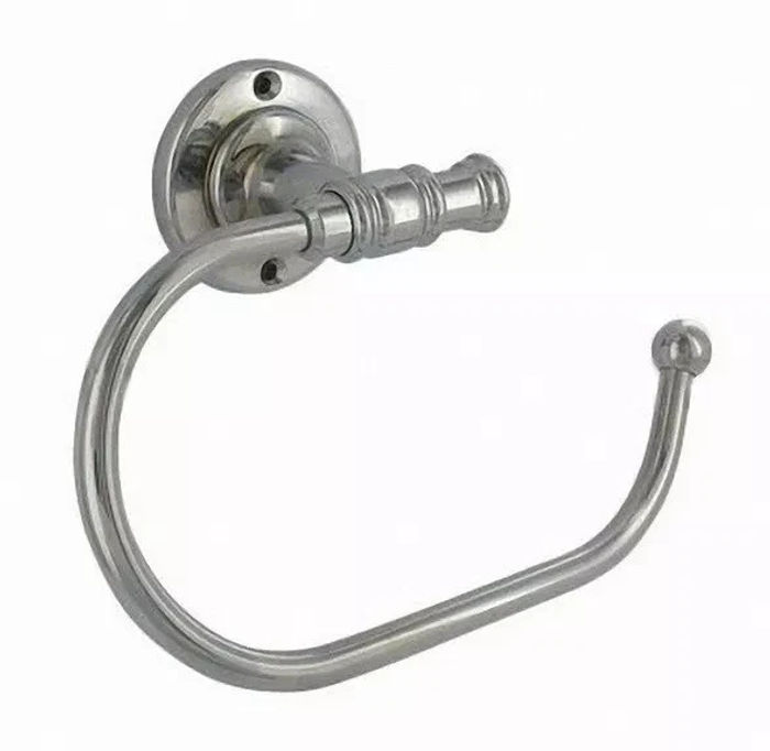 Toilettenpapier-Halter Silber Papierhalter Messing Klopapier Rollenhalter Chrom