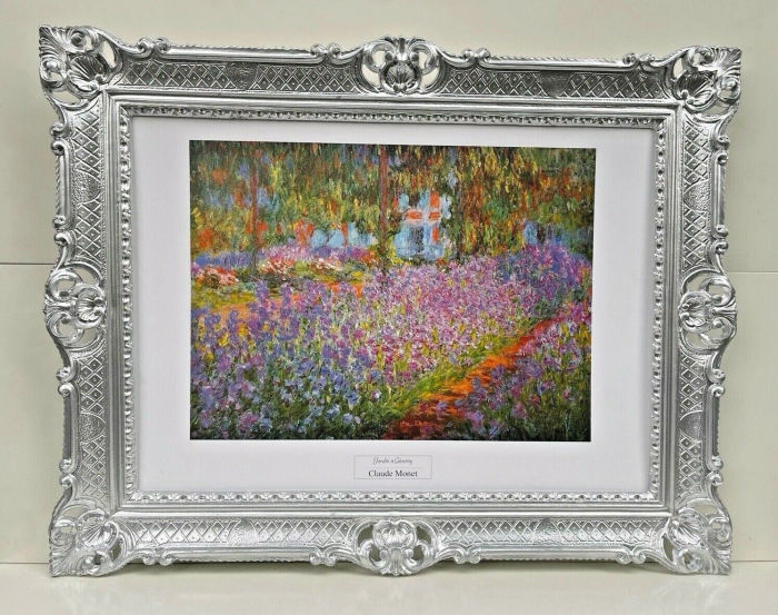 Gerahmte Gemälde Monet Garten von Claude Monet Garden a Giverny Blumengarten