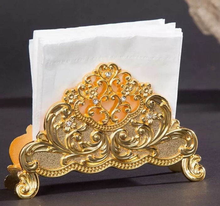 für den Organizer für Tisch Papierserviettenhalter, Gold  Briefhalter