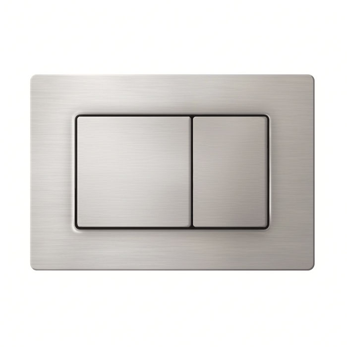 Drückerplatte Edelstahl Kompatibel zu Geberit Duofix Sigma / DELTA 2 Mengenspülung