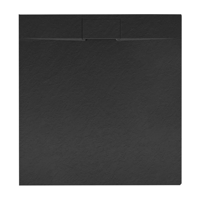 Soho SMC Duschwanne SlimLine – nur 35 mm flach & rutschfest 90 x 90 cm Schwarz