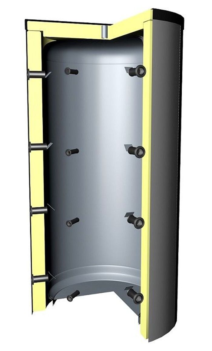 Pufferspeicher 2000 l 0 Wärmetauscher inkl. Isolierung