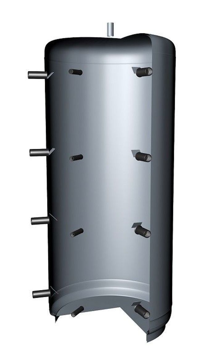 Pufferspeicher 2000 l 0 Wärmetauscher exkl. Isolierung