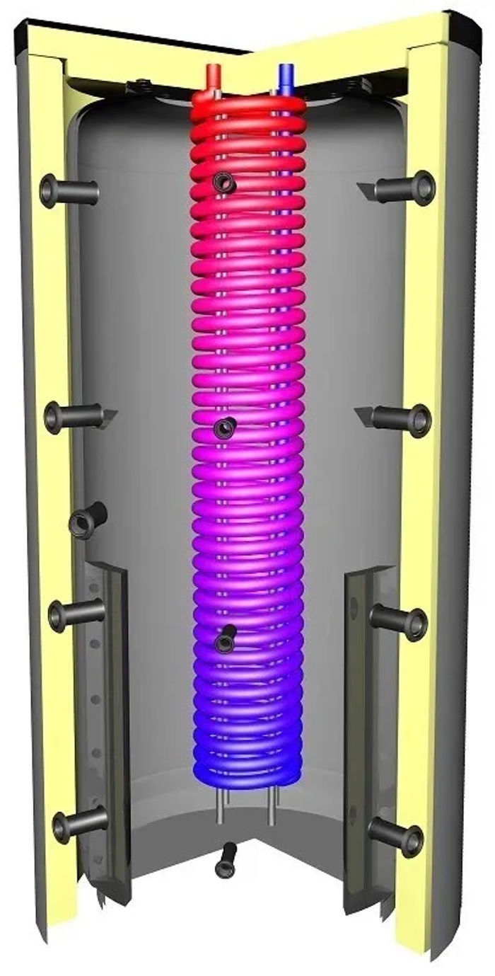 Hygienespeicher 3000 l 0 Wärmetauscher inkl. Isolierung