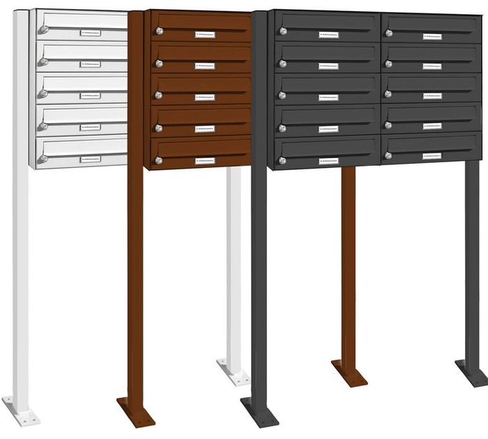 10er 2x5 Premium Standanlage pulverbeschichtet