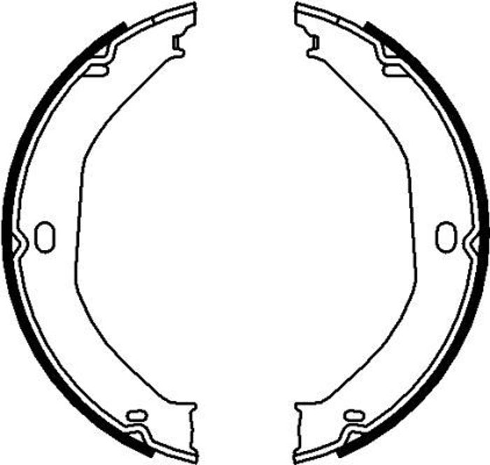 Bremsbackensatz, Feststellbremse