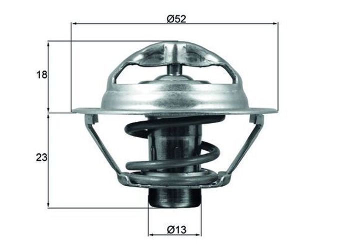 Thermostat, Kühlmittel