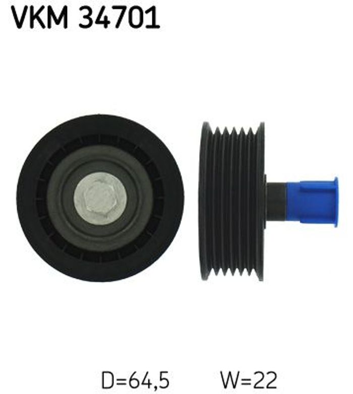 Umlenk-/Führungsrolle, Keilrippenriemen