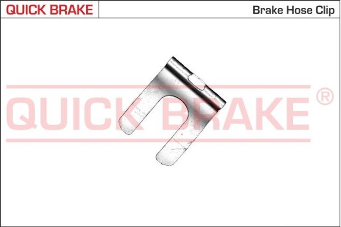 Halter, Bremsschlauch