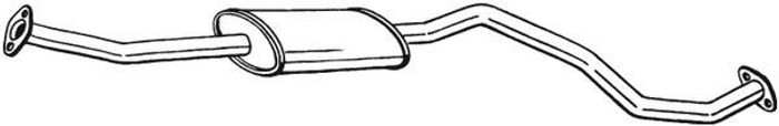 Mittelschalldämpfer