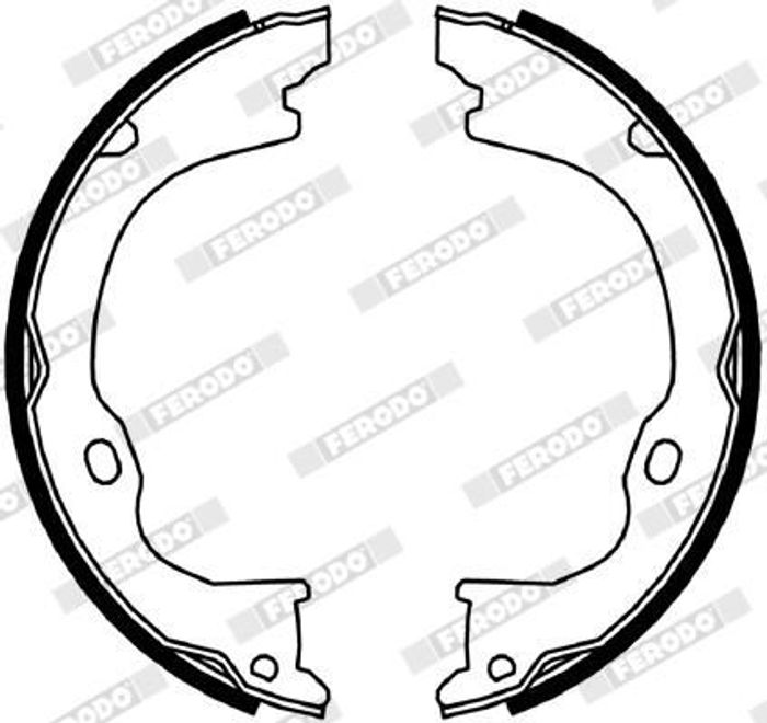 Bremsbackensatz, Feststellbremse