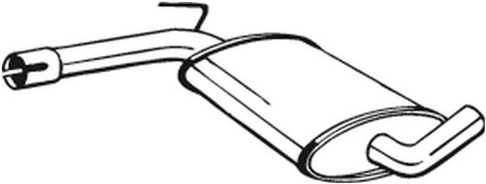 Mittelschalldämpfer