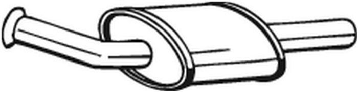 Mittelschalldämpfer