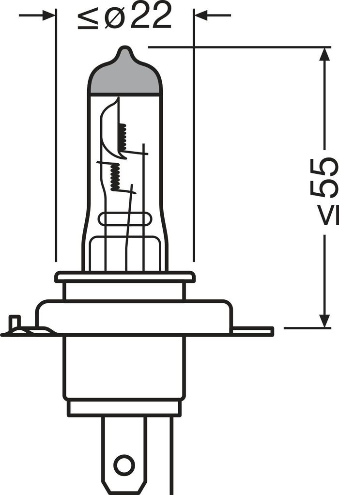 Glühlampe, Fernscheinwerfer