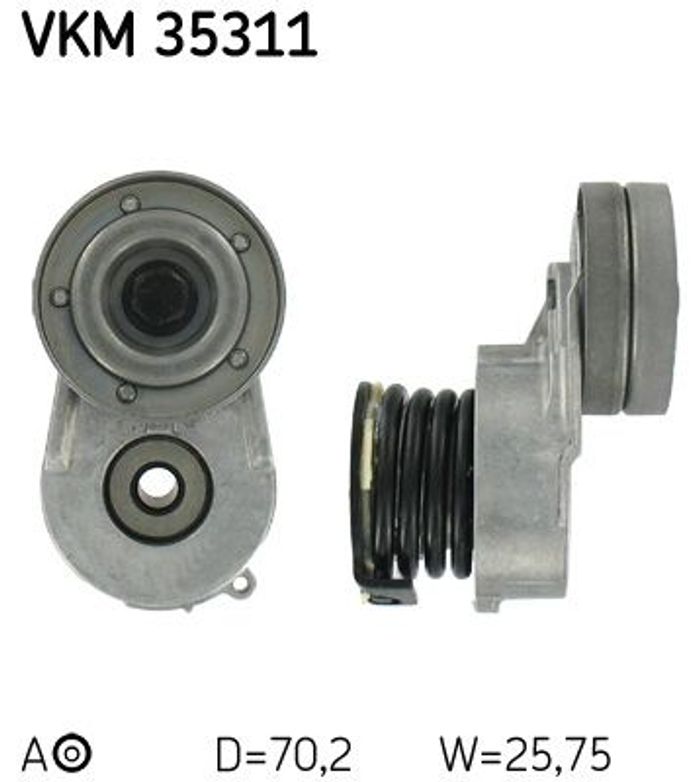Riemenspanner, Keilrippenriemen