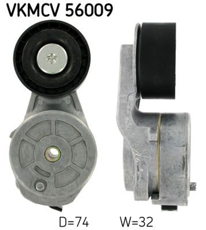 Riemenspanner, Keilrippenriemen