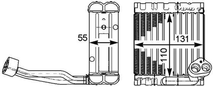Verdampfer, Klimaanlage