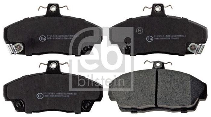 Bremsbelagsatz, Scheibenbremse
