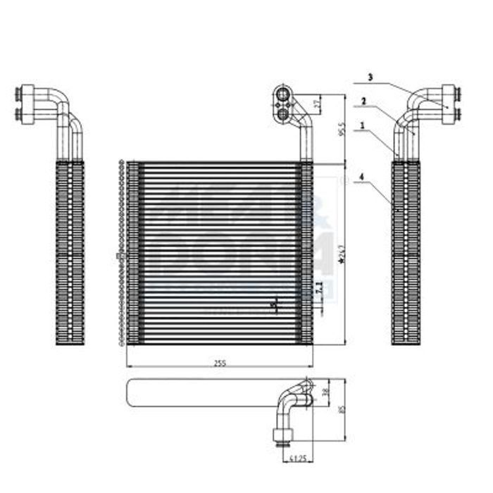 Verdampfer, Klimaanlage