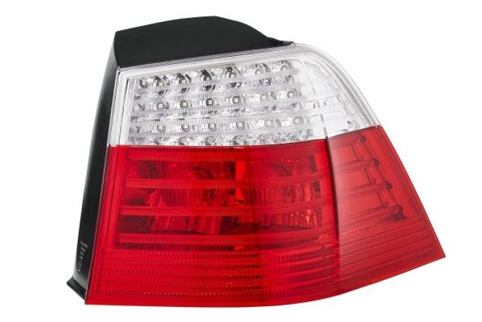 Lampe hinten R (äußerer Teil, LED/P21W, blinkerfarbe weiß, glasfarbe rot/tran...