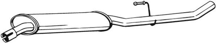 Mittelschalldämpfer