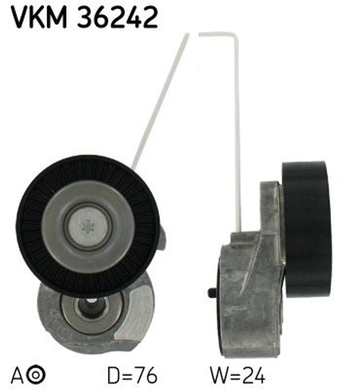 Riemenspanner, Keilrippenriemen