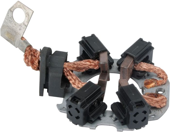 Halter, Kohlebürsten