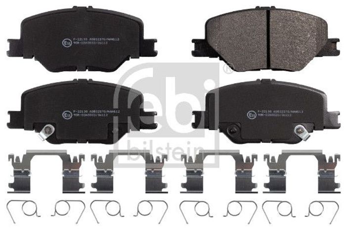 Bremsbelagsatz, Scheibenbremse