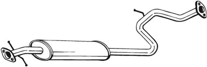 Mittelschalldämpfer
